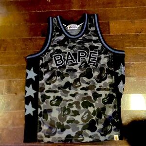 Bape basketball jersey.    Official. Real stuff